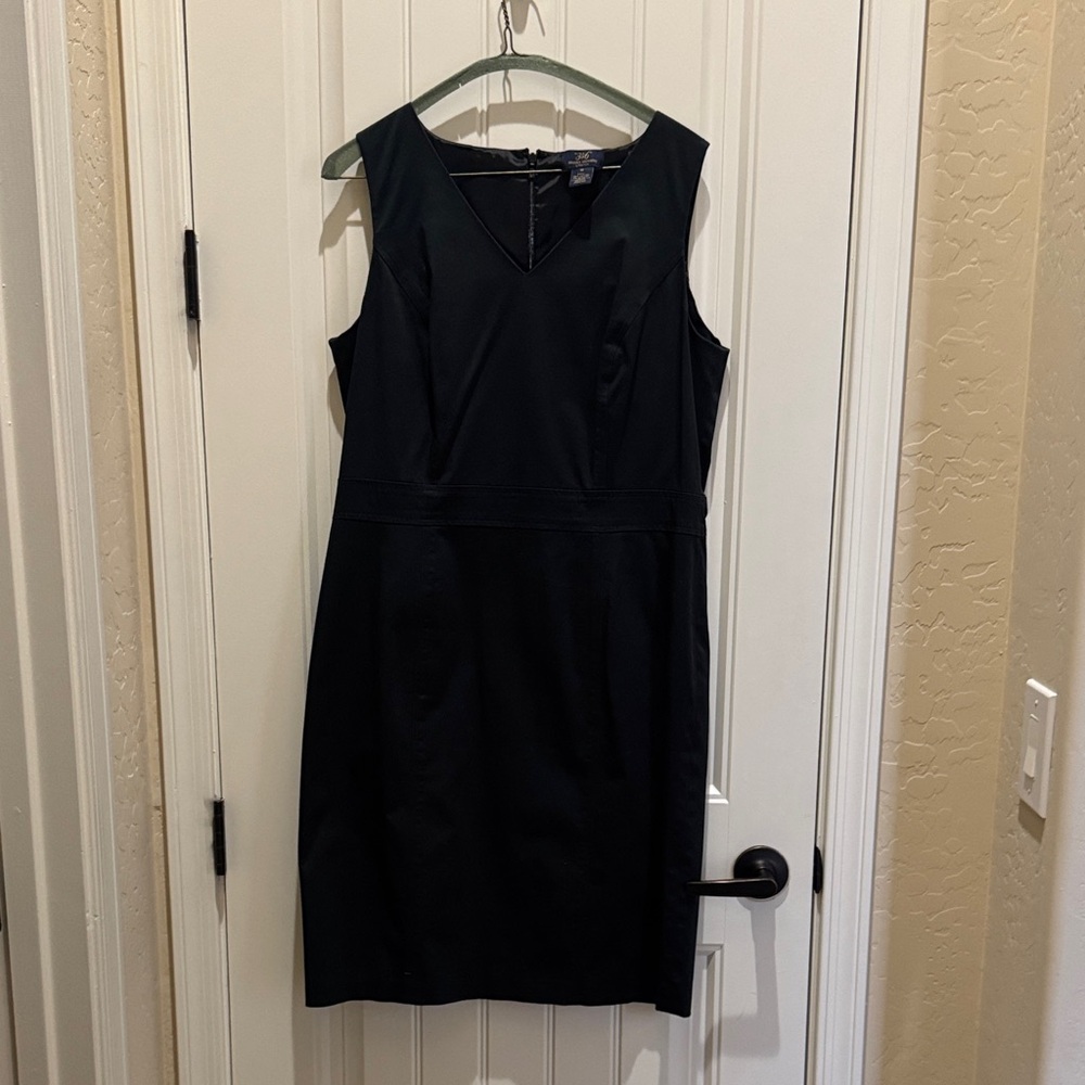 Brooks Brothers Classic Navy Blue Sheath Dress